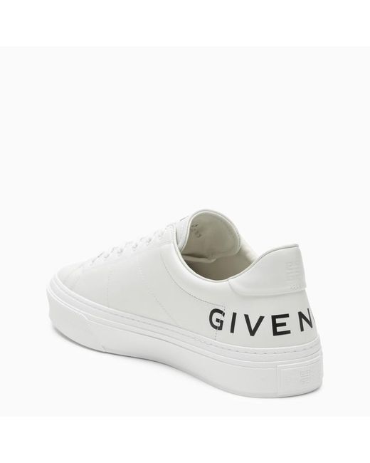 Sneaker City Sport Grigio Pietra Con Logo Stampato di Givenchy in White da Uomo