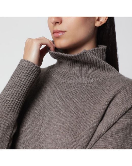 Lisa Yang Gray Turtleneck Sweater Heidi