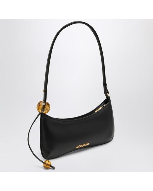 Jacquemus Black Schwarze Tasche Le Bisou Aus Leder