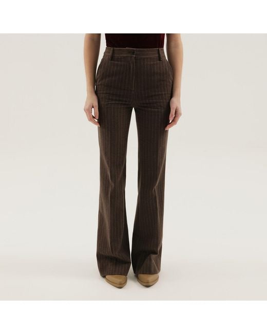 1989 STUDIO Black Striped Fla Pants