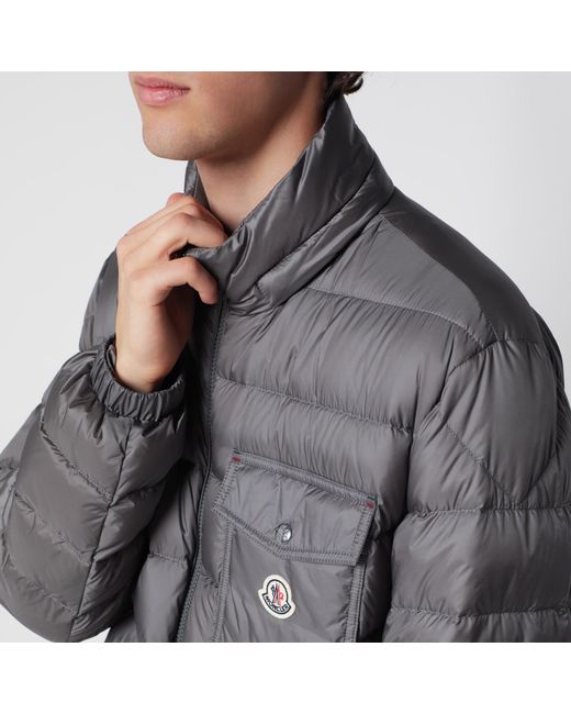 Moncler Gray Short Verith Down Jacket for men