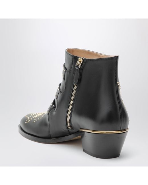 Chloé Black Susanna Ankle Boots