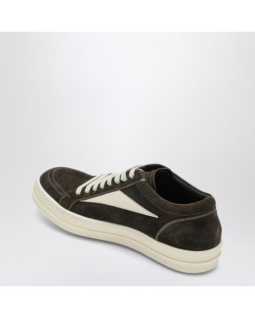Rick Owens Black Vintage/ Milk Suede Sneakers for men