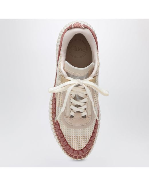 Chloé Pink Nama Sneakers