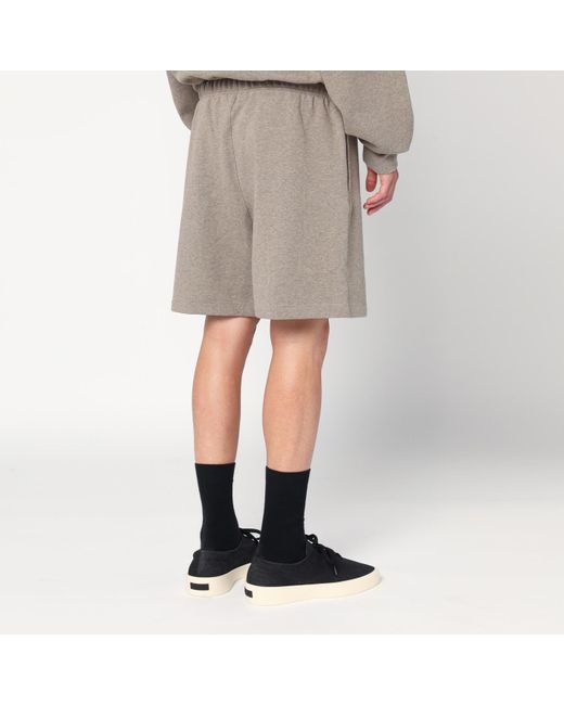 Fear Of God Gray Cotton-Blend Shorts for men