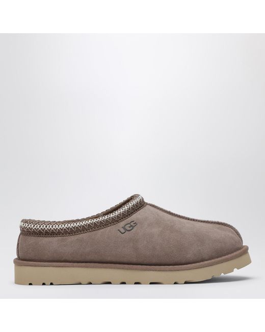 Ugg Brown Tasman Caribou-Coloured Slipper for men