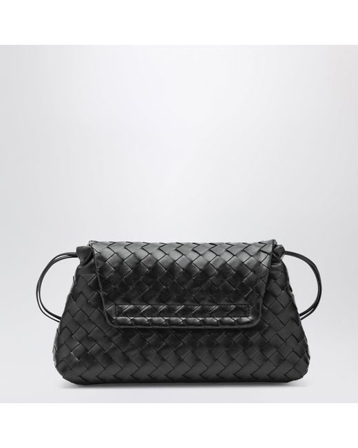 Bottega Veneta Black Intrecciato Giorno Clutch