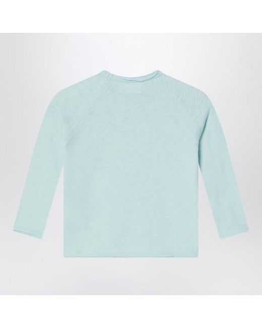 American Vintage Blue Eisfarbenes T-Shirt Sonoma
