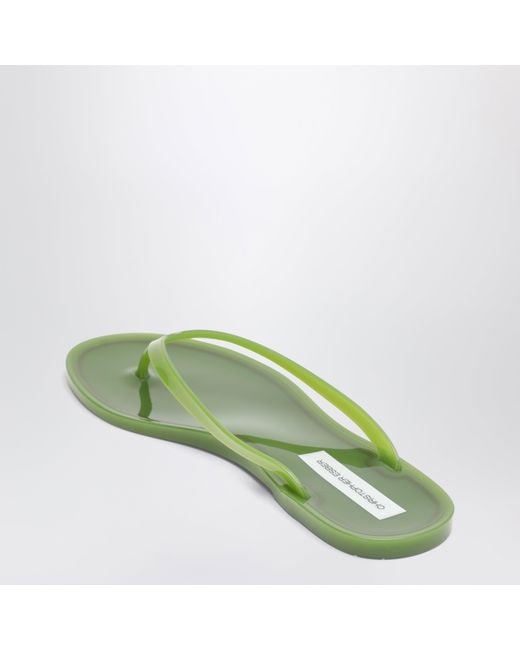 Christopher Esber Green Jo Thong Sandals