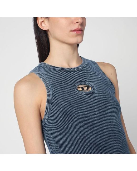DIESEL Blue Top M-anchor-a