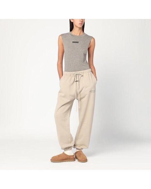 Body Sans Manches En Mélange De Coton Fear Of God en coloris Gray