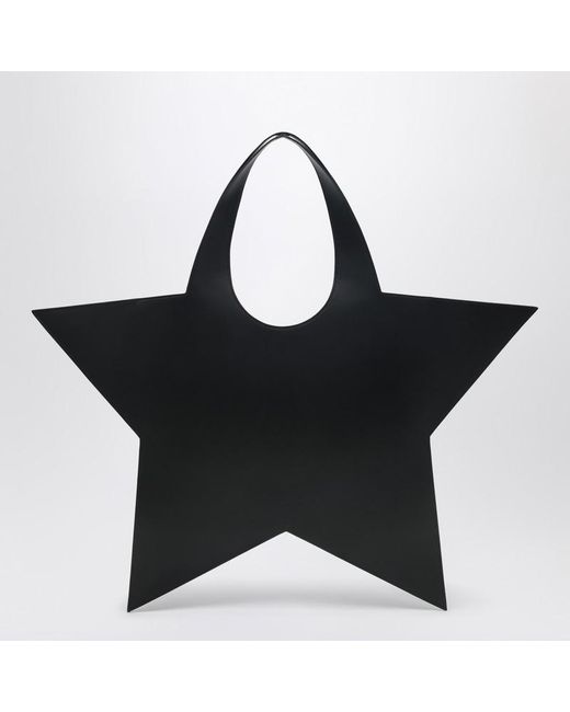 Tote bag star nera in pelle di Coperni in Black