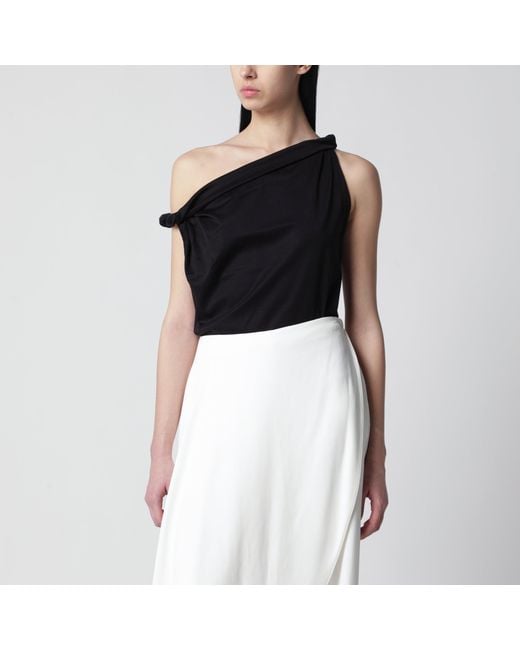 Rohe Black Asymmetrical Top