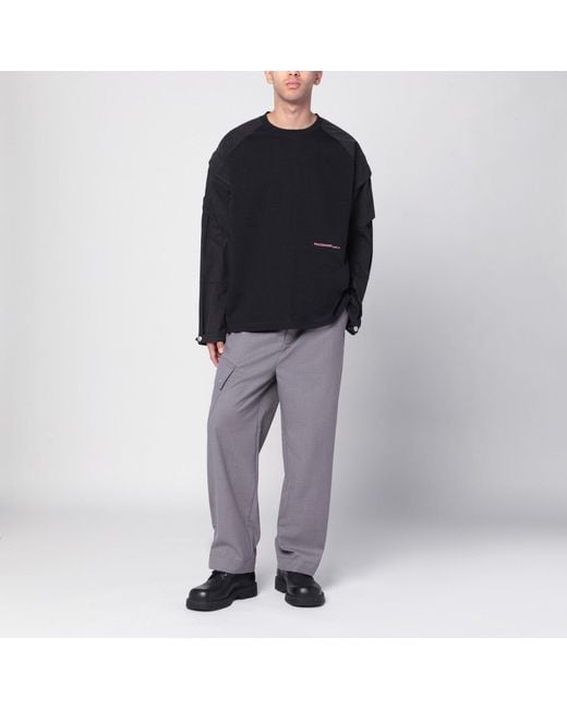 OAMC Gray Peacemaker Wool Blend Trousers for men