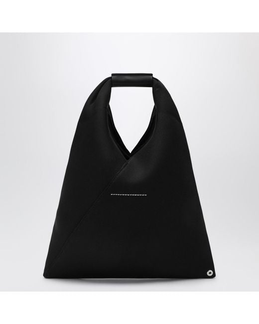 MM6 by Maison Martin Margiela Black Japanese Small Bag In Mesh