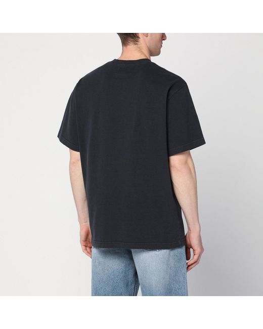 AWAKE NY Black Cotton T Shirt for men