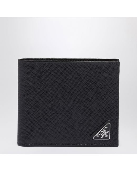 Prada Black Leather Wallet for men