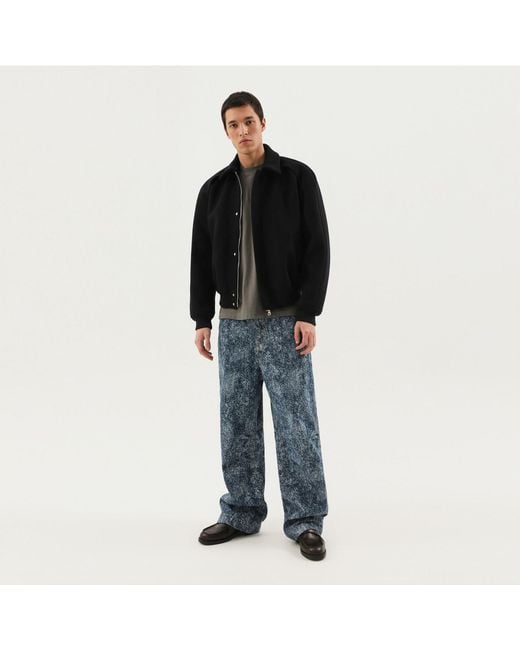1989 STUDIO Blue Pantaloni Marble Mastiff for men