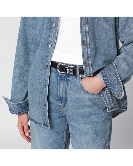 DEHANCHE Black Hollyhock Belt