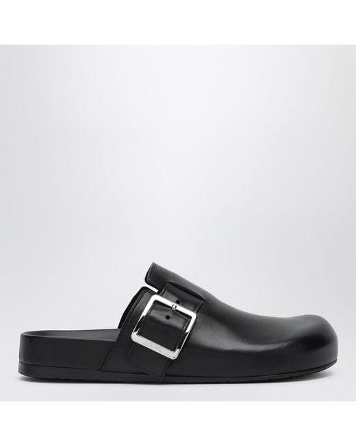 Loewe Black Ciabatte E Zoccoli Ease Uomo Pelle Nero