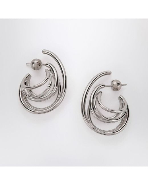 Circular Earrings di Panconesi in Metallic