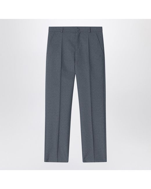 Gucci Gray Light Wool Trousers