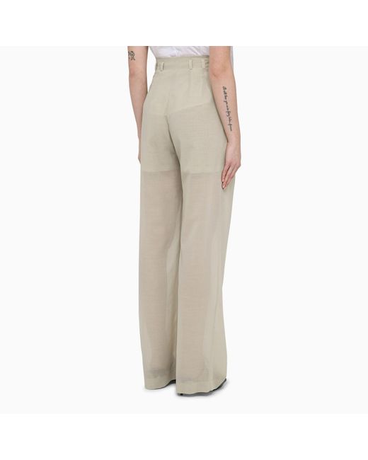Philosophy Natural Wool-blend Palazzo Trousers