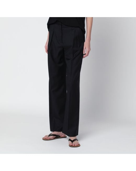 Loulou de Saison Black Pleated Pants