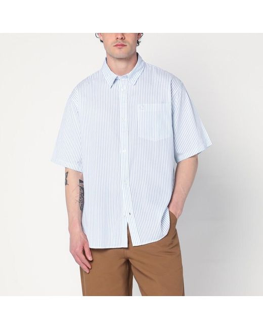 Camicia s/s phelps a righe di Carhartt in White da Uomo