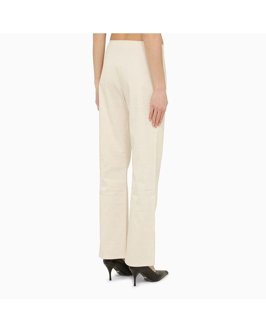 Pantalone regolare in cotone di Our Legacy in Natural