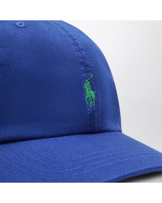 Polo Ralph Lauren Blue Sapphire Baseball Cap With Embroidered Logo