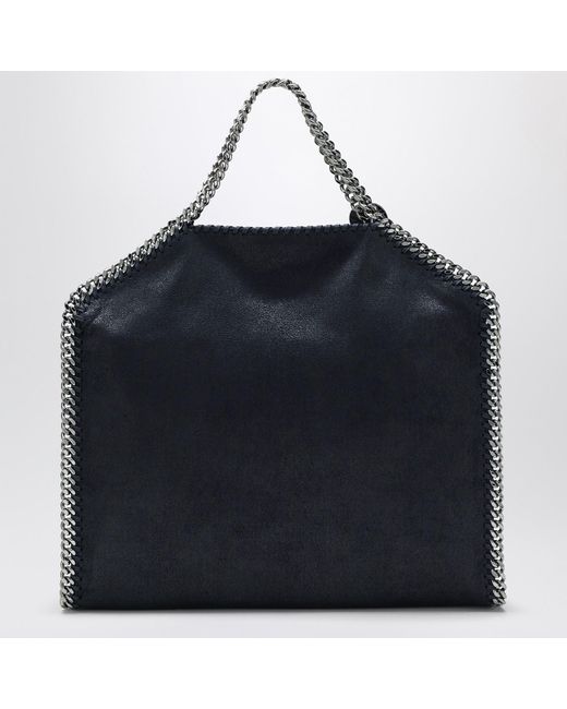 Stella McCartney Blue Falabella Fold Over Tote Bag