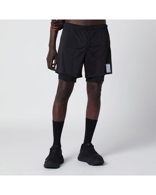 Satisfy Black Techsilk 8" Shorts for men