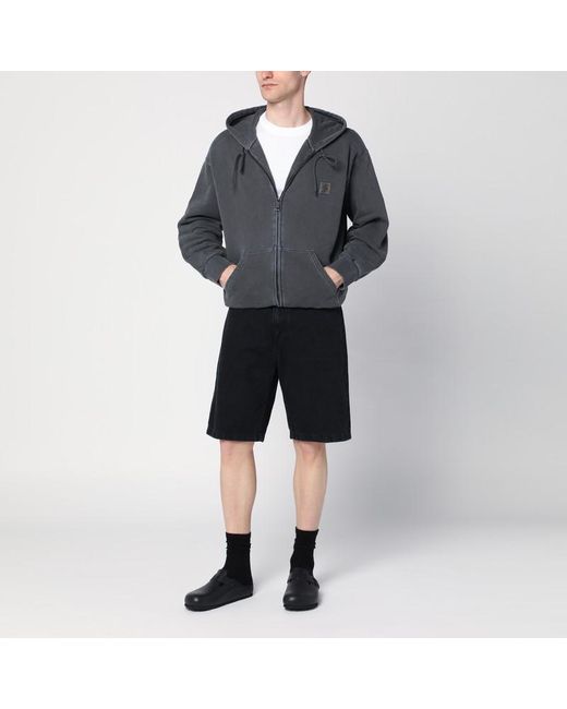 Carhartt Gray Nelson Sweatshirt Graphite for men