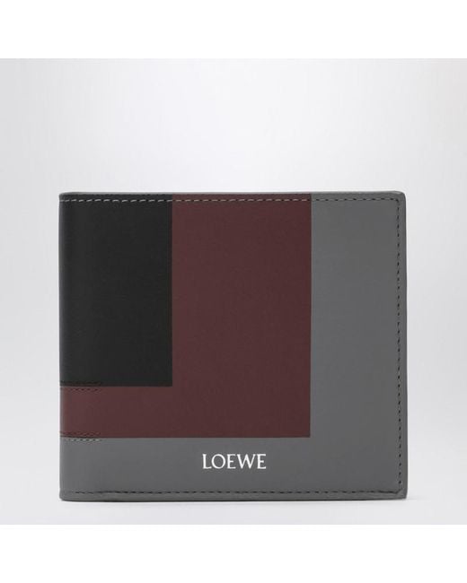 Loewe Bi-Fold Geldbörse Schiefer/Rubin in Brown für Herren