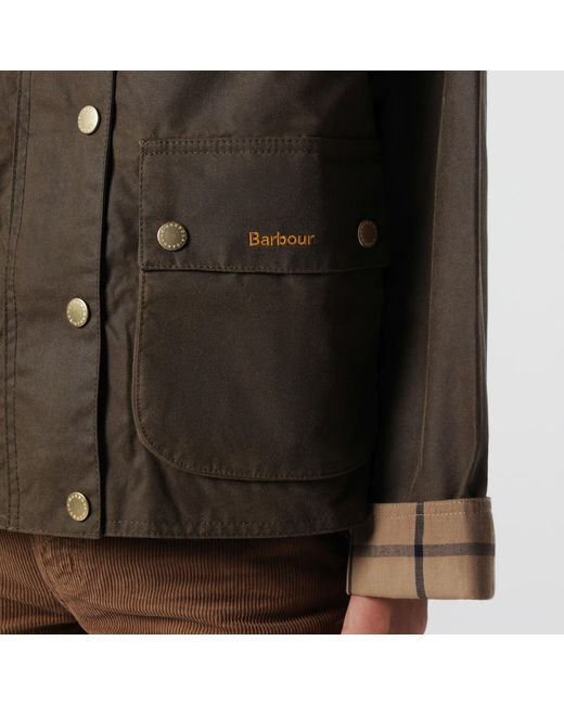 Barbour Brown Hazelnut Waxed Cotton Jacket