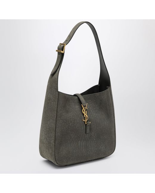 Saint Laurent Black Le 5 À 7 Soft Micro Nubuck Leather Bag