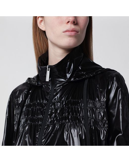 Herno Black Shiny Nylon Jacket