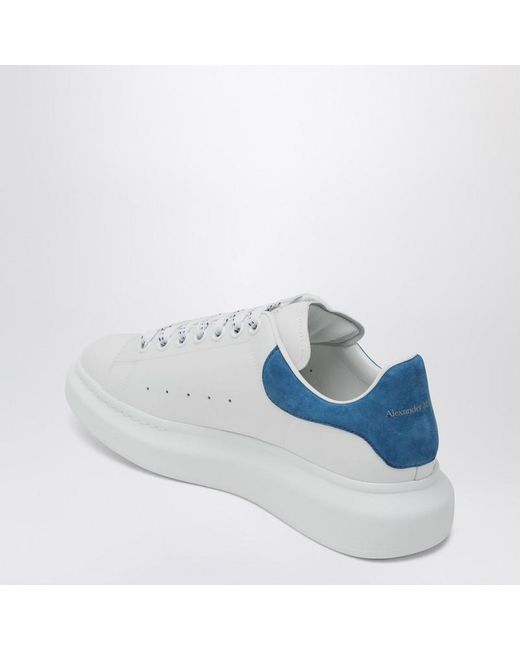 Sneaker oversize bianca/blu di Alexander McQueen in White da Uomo