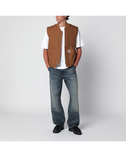 Carhartt Brown Hamilton Classic Vest for men