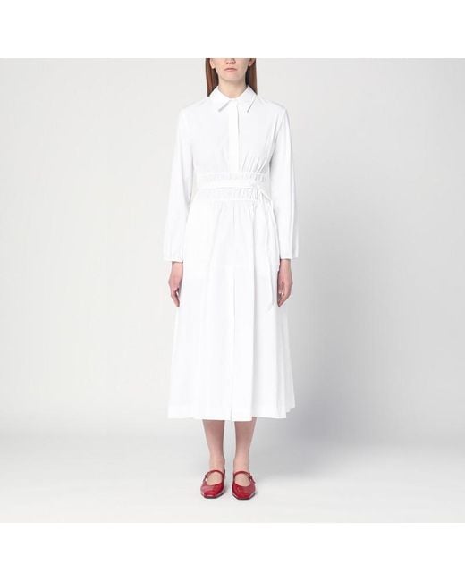 Semicouture White Coralise Chemise Dress