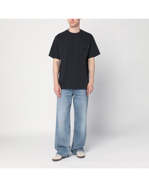AWAKE NY Black Cotton T Shirt for men