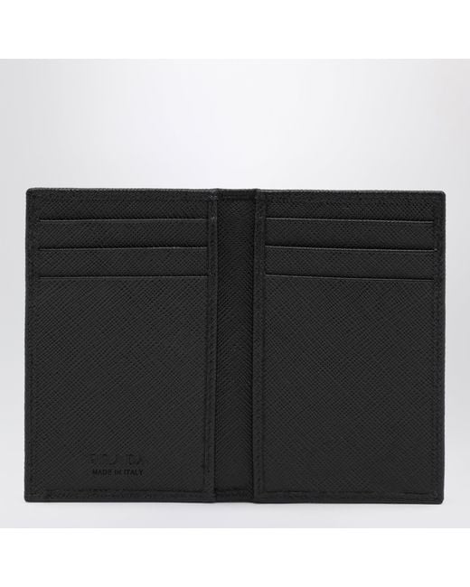 Prada Black Vertical Wallet for men