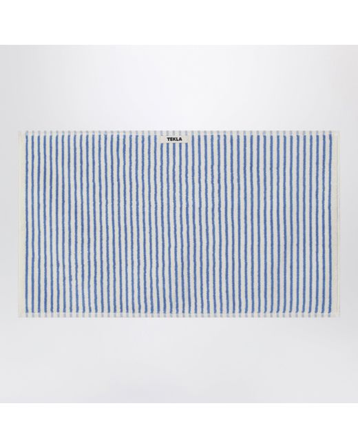 Tekla Blue Striped Towel 50X90 for men