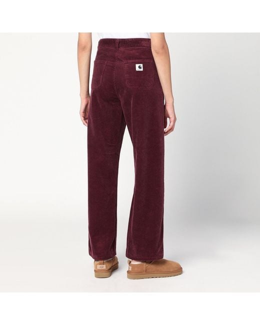 Carhartt Red Simple Pant