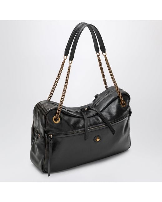 Vivienne Westwood Black Dolce Shoulder Bag