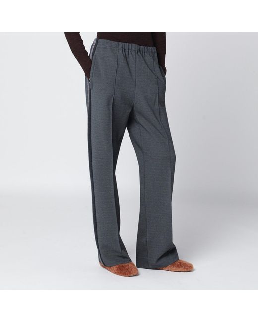 Miu Miu Gray Anthracite Knitted Trousers