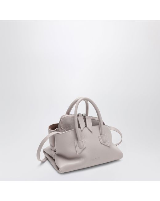 The Attico Natural Light Mauve Grain Leather La Passeggiata Mini Bag