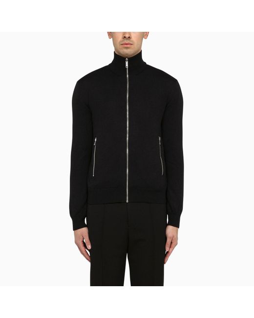 Prada Black Reversible Jacket In Wool And Re-nylon for men