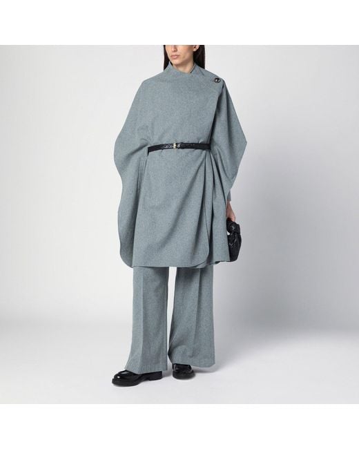 THE GARMENT Gray Wool-Blend Cape